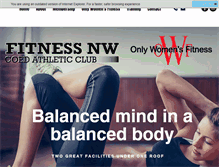 Tablet Screenshot of fitness-nw.com